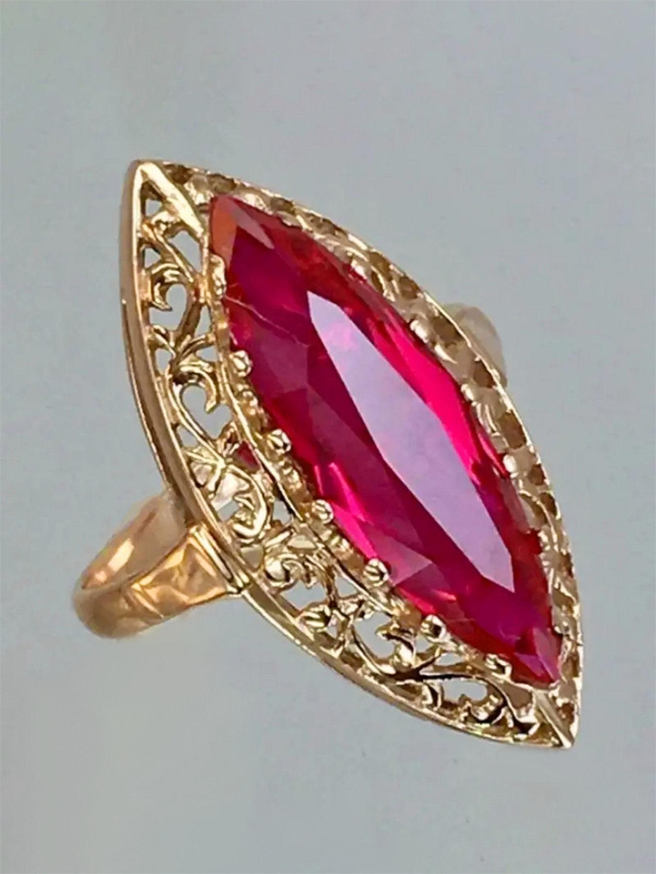 1 PC Gorgeous Cubic Zirconia Gemstone Ring For Women For Valentine's Day Gift Wedding Anniversary Party Jewelry Cubic Zirconia Rings