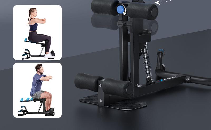 MERACH Sit Up Machine Gifts For Her/Him Deep Squat Machine Home Gym Workout Training Abdominal bench Push Up Trainer