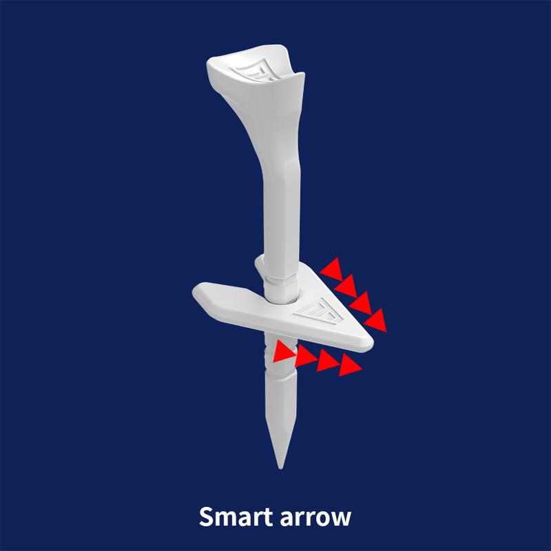 Ask Echo Golf Professional Golf Mark Tee 10pcs/Box