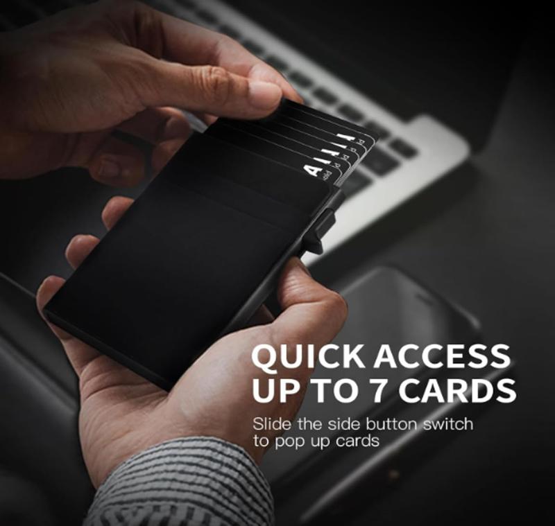 Men's Minimalist Casual Simple Slim Cardholder, Business - style Card Wallet for Men, Portable Solid Multi - card Carrier for Office & Everyday Use