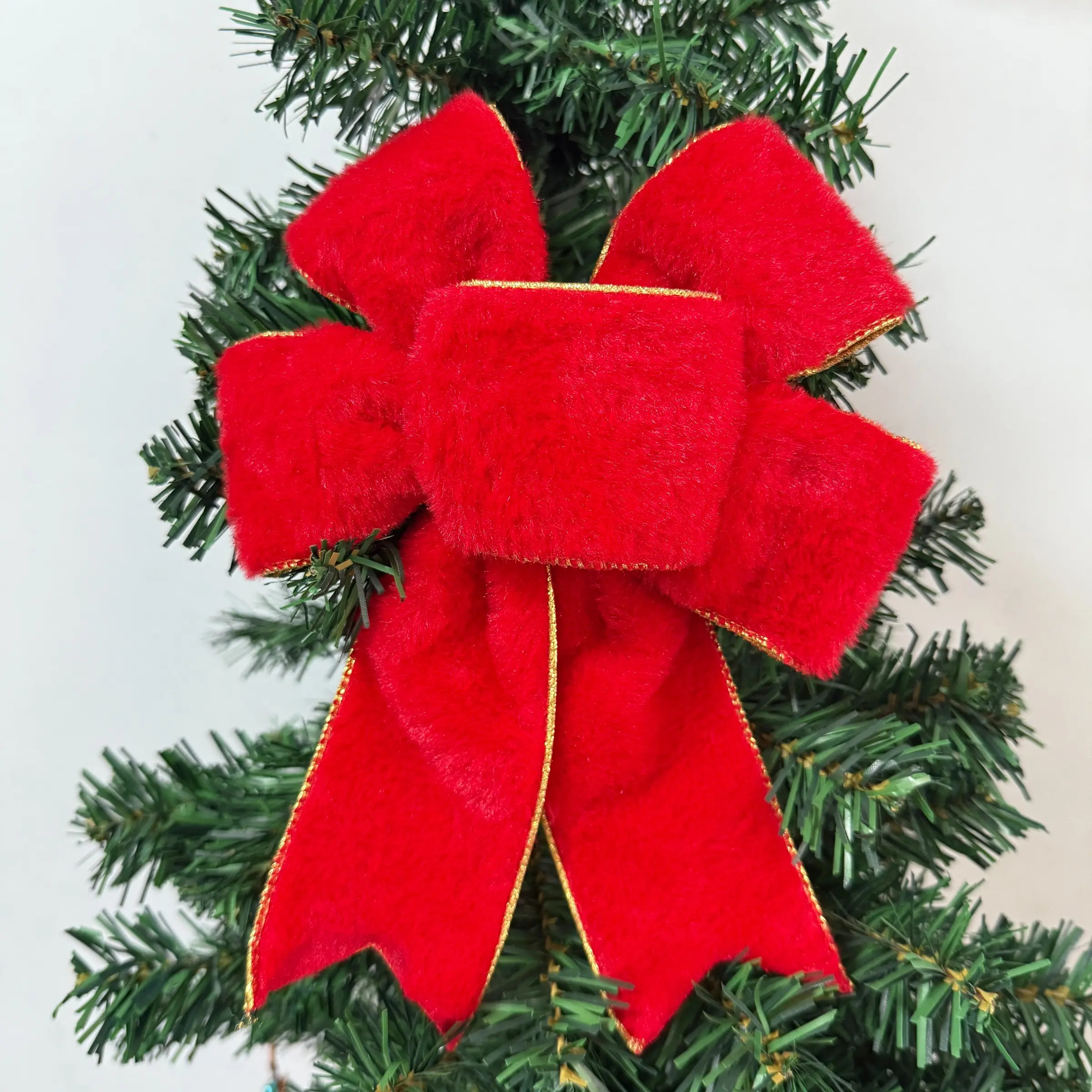 Small Pure Bowknot Christmas Decoration, Festive Holiday Ornament for Christmas Tree, Elegant Seasonal Decorative Accessory
