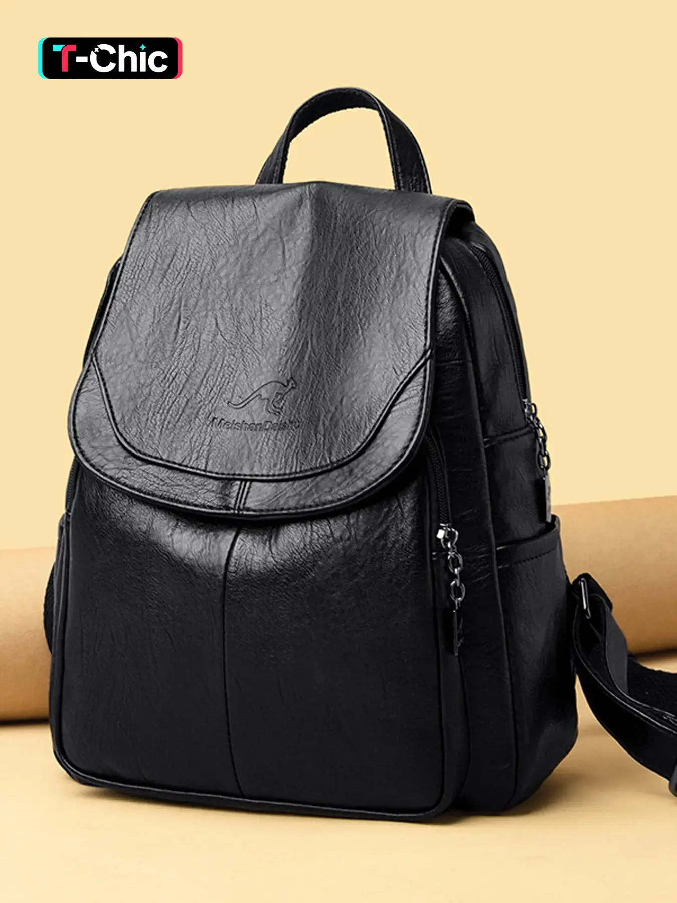 Stylish Casual Multi-Compartment Women's Backpack Portable Lightweight Everyday Backpack Lightweight, Durable, Minimalist & Unique Retro-Inspired Casual Backpack Business Travel Backpack Traveler Essentials Backpack