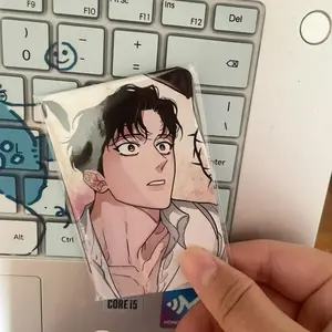 2 Pcs/Set Korean Manhwa Roses and Champagne Laser Lomo Card Caesar,Lee Won Comic Characters 3 Inches Photocard Fans Cosplay Gift