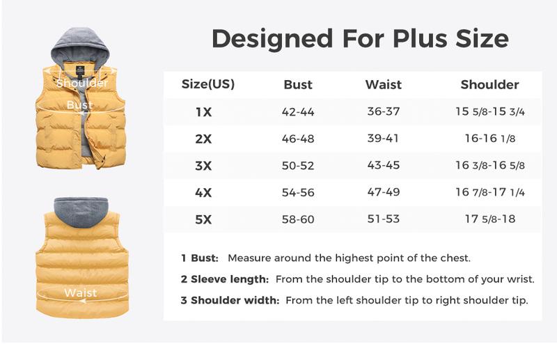Women's Plus Size Windproof Puffer Vest Quilted Winter Vest Thicken Jacket with Detachable Hood Womenswear Tops Comfort Hoodie  Lady Underwear Lady fall coat winter coat Outerwear Basic