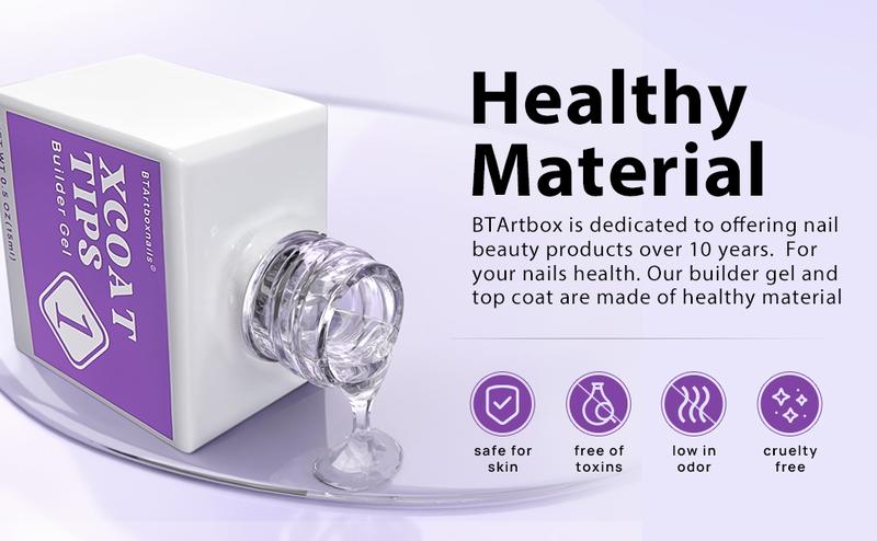 btartboxnails XCOATTIPS French Protecting DUO builder gel and top coat set to Protect French XCOATTIPS, No More French Tips Area chipping