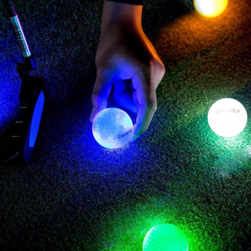 Glow in The Dark Golf Balls Light up Led Golf Balls Night Golf Gift Sets for Men Kids Women 6 Pack