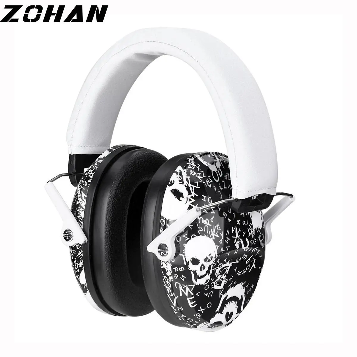 ZOHAN Kids Ear Protection Safety Ear Muffs Childrens Earmuffs Hearing Protectors Adjustable NRR 25dB Noise Reduction Earmuff