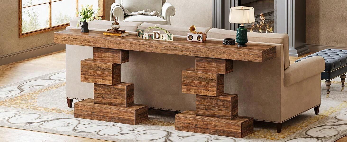 42.5-Inch Modern Console Table, Narrow Wood Entryway Table Accent Table For Living Room, Hallway, Entrance 42.5-Inch Modern Console Table, Narrow Wood Entryway Table Accent Table For Living Room, Hallway, Entrance