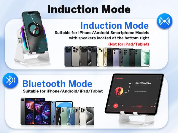 5-in-1 Wireless Induction Audio & Bluetooth Speaker with Phone Holder, 3500mAh Rechargeable Emergency Power Bank, 8 RGB Ambient Light, 360° Adjustable Mobile Tablet Stand– Gifts for Friends, Family,TikTokShopHolidayHaul 5-in-1 Wireless Induction Audio & Bluetooth Speaker with Phone Holder, 3500mAh Rechargeable Emergency Power Bank, 8 RGB Ambient Light, 360° Adjustable Mobile Tablet Stand– Gifts for Friends, Family,TikTokShopHolidayHaul