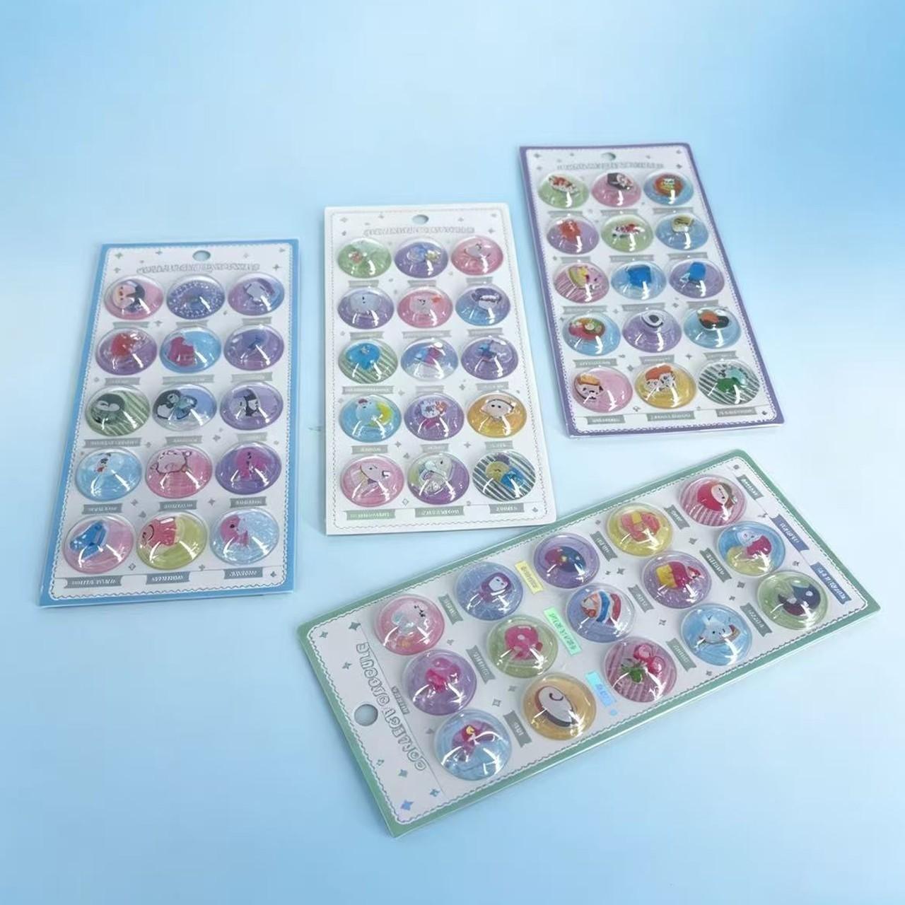 Cute 3D Resin Mini Capsule Stickers, DIY Phone Case Accessories, Tiktok Trendy Cartoon Decor, Keychain Hairclip Earring, Kids Craft Gift