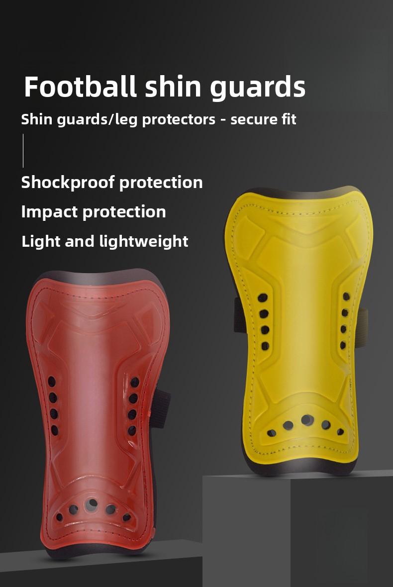 Football shin guards, thickened multi-hole foot guards, sports calf socks with straps, football equipment