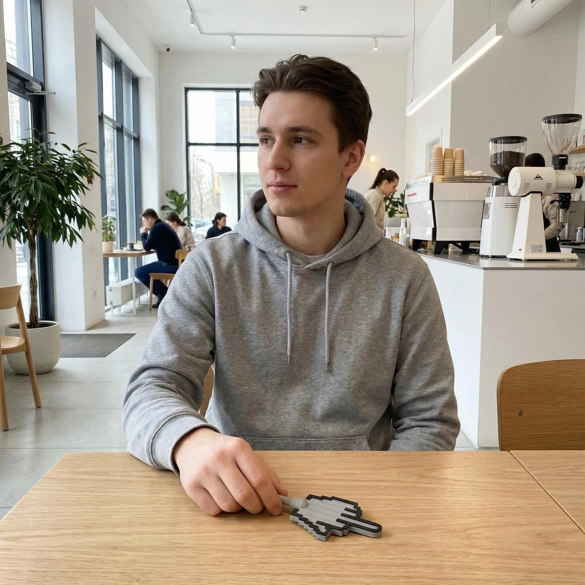 Human-Engineered Pixel Hand Contactless Sensor Rod, Comfortable Grip & Durable Material, Easy Touch Payment Anytime Anywhere