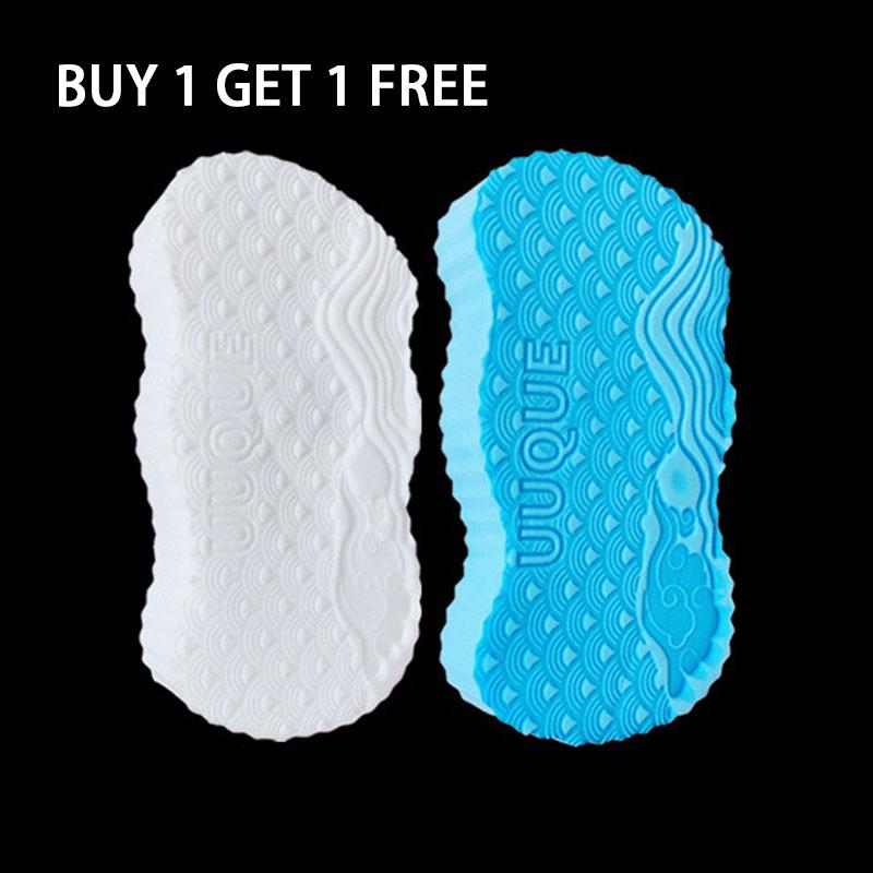 [BUY 1 GET 1 FREE] Magic Exfoliating Bath Sponge 3D Super Soft Skin Polish | Reusable African Net Sponge - Random Color! Personal