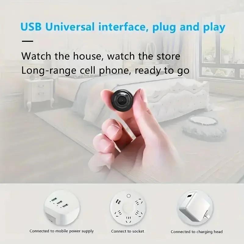 Wireless WiFi Camera with Infrared Night Vision, 1080P HD Home Security Cam, Mobile APP Connection, Micro SDHC Support, No Battery Included Wireless WiFi Camera with Infrared Night Vision, 1080P HD Home Security Cam, Mobile APP Connection, Micro SDHC Support, No Battery Included
