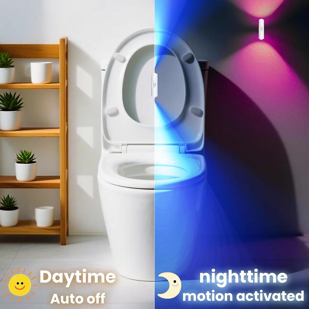 1pc Battery Operated Wall Sconce, Motion Sensor Light Indoor, USB Rechargeable Wall Sconces 7 Colors Wall Lamp for Living Room Hallway Bedroom, Bathroom