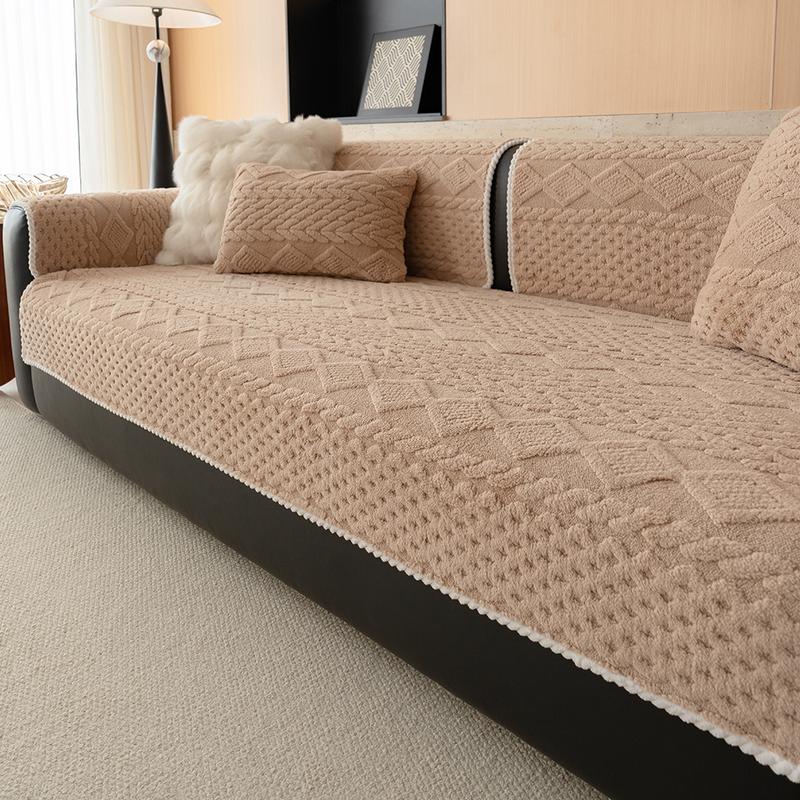 Non-Slip Sofa Couch Covers, Cushion Cover, Dustproof Seat Pad, Ideal for Living Room Decor, Hotel and Dormitory Room Decoration, Durable and Practical