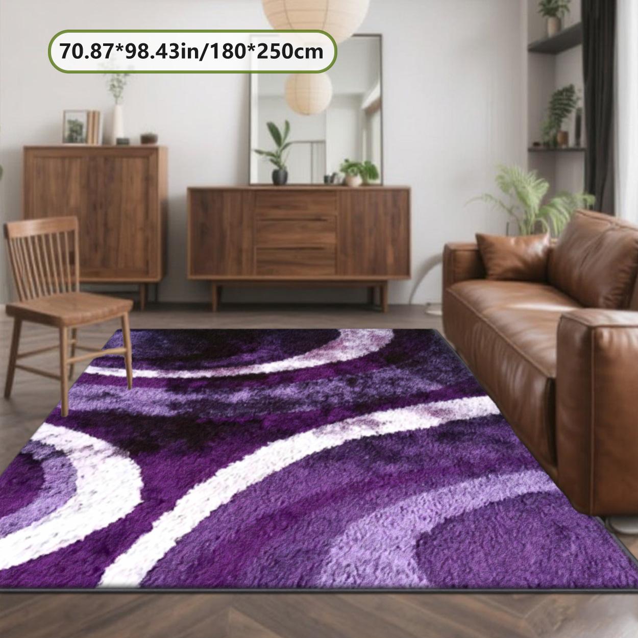 Velvet soft and comfortable patterned printed carpet, Shaggy Area Rug, Living Room Rug, suitable for multiple scenarios, available in various sizes, soft and non-shedding.