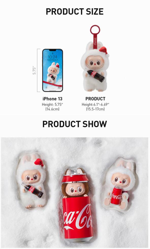 THE MONSTERS Coca-Cola Series Vinyl Face Blind Box Keychain Collectible