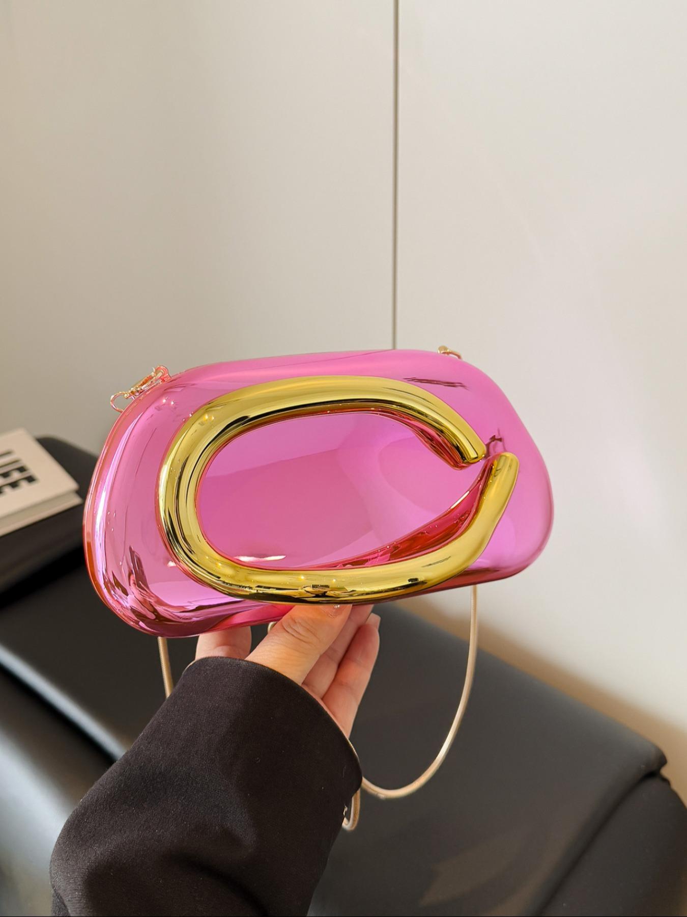 Elegant Women's Chain Strap Evening Bag, Stylish Handbag for Parties, Christmas Gift Shoulder Crossbody Bag, Perfect for Holiday Events, Elegant Bags