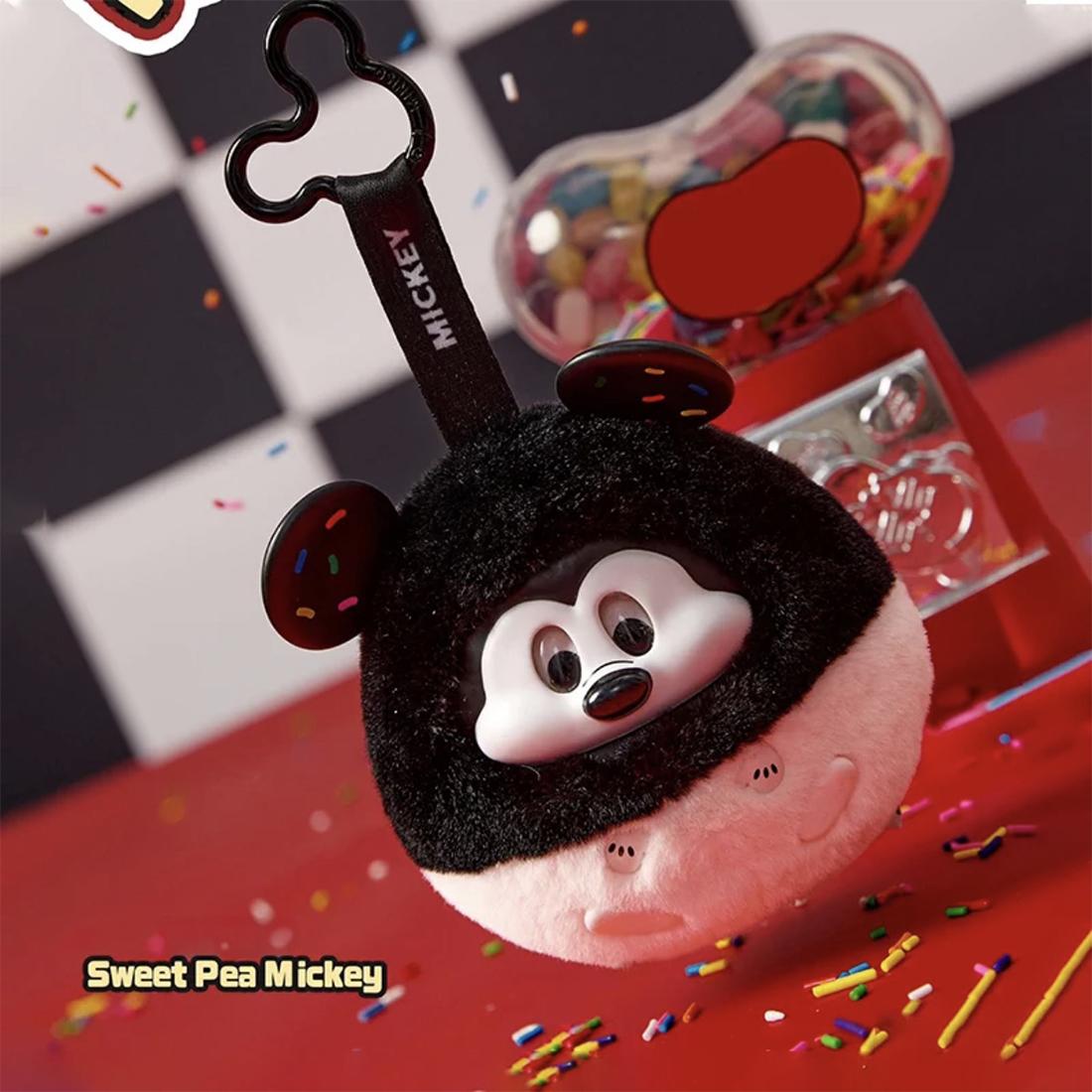 Disney Mickey Fun Crash Collection Vinyl Plush Pendant Surprise Blind Box - Suitable as a Gift for Friends, Cute Plush Pendants, Room Decoration Ornaments, Back to School