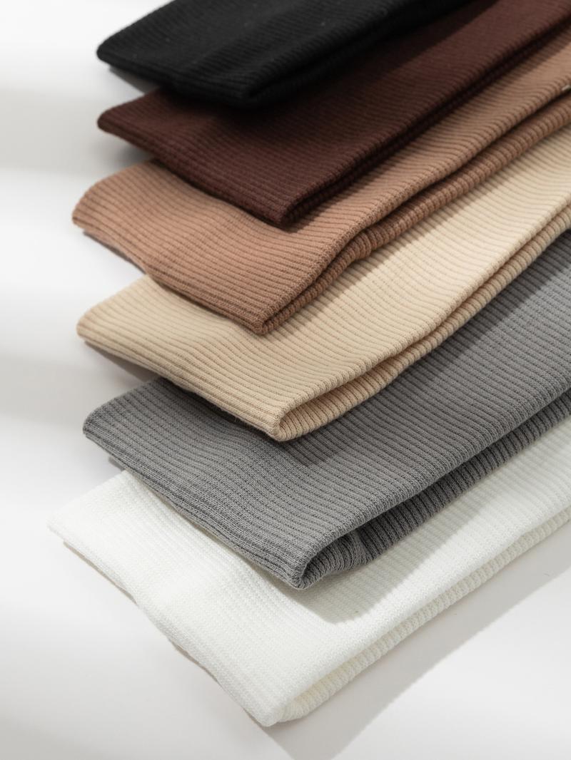 3/4/6pcs Unisex Sweat-Absorbing Knit Headbands, Sporty High-Elasticity Yoga & Running Bands, All-Season Breathable Fabric, Sweat Wicking Headband