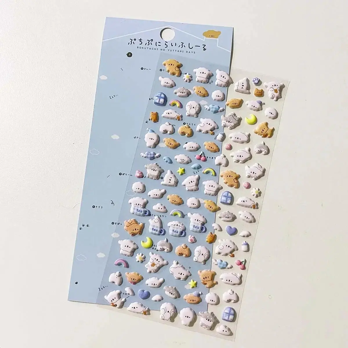 Foam 3D Stereo Animal Stickers Cute Cartoon Puffy Decals for DIY Crafts Journal Scrapbook Phone Case Decoration Kawaii Kids Gift