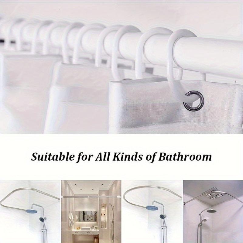 Luxurious Shower Curtain with Design, Queen & King Cursive, Crown Illustration, Ideal for Regal Bathroom Decor