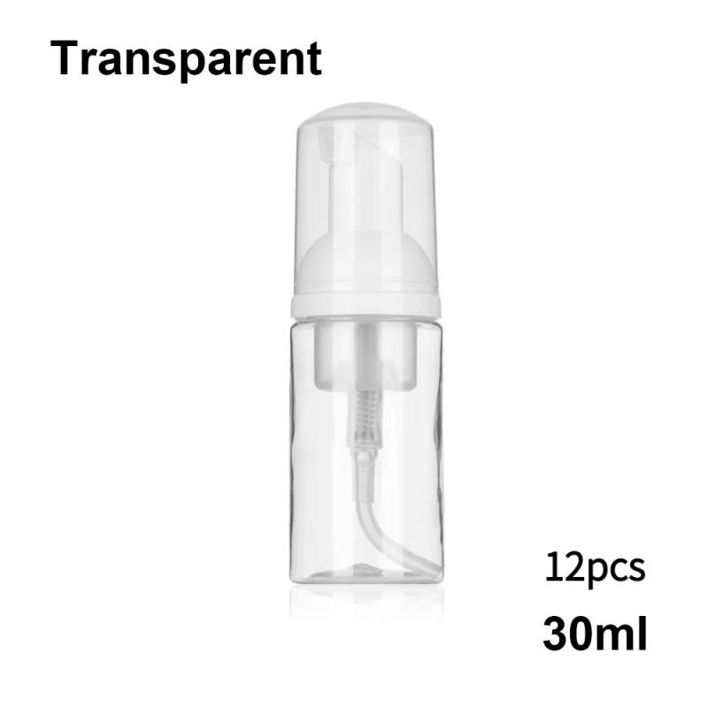 Refillable Cosmetic Foam Bottles 30ml to 100ml Options Sleek Bottle for Labeling Perfect for Travel and Home Use