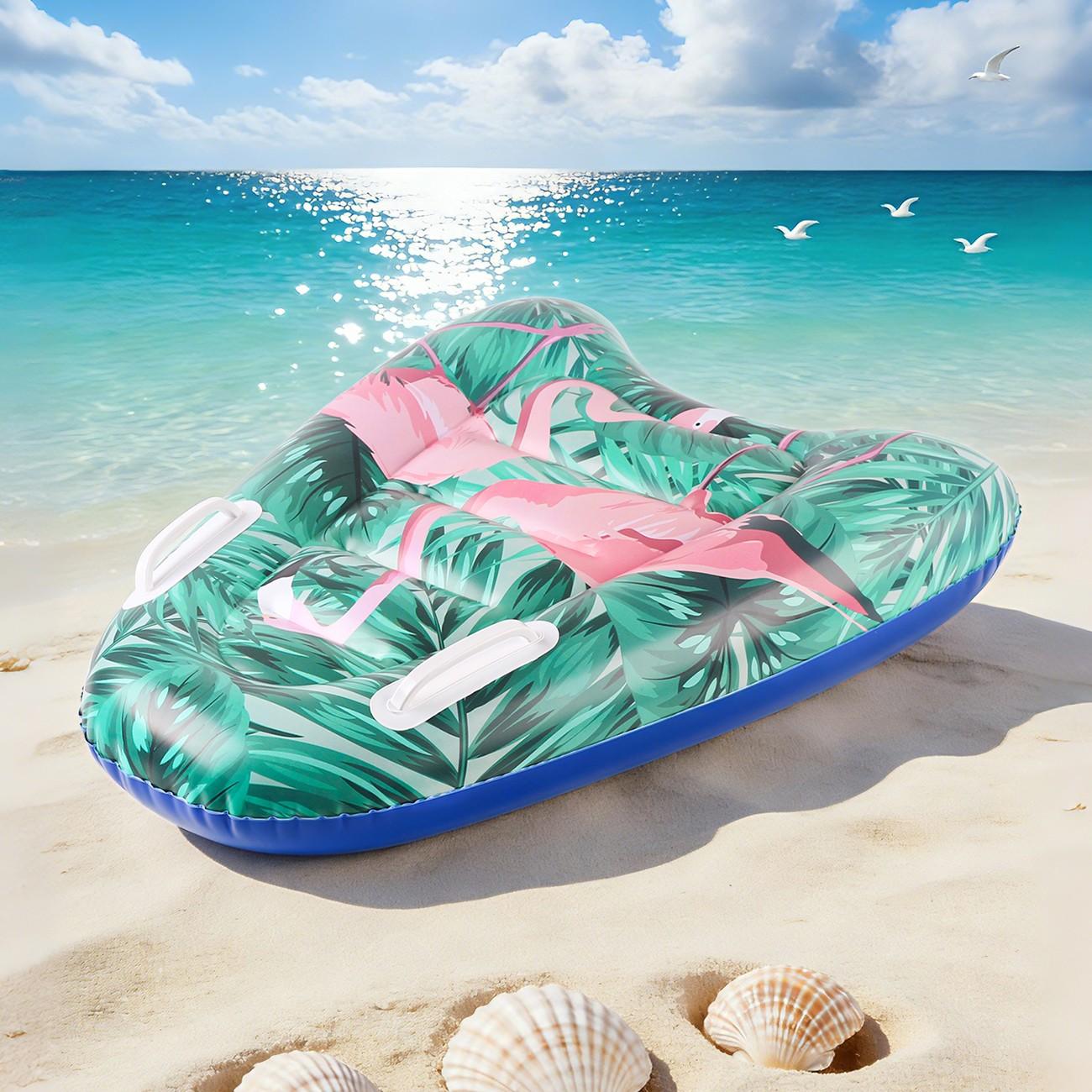 Portable Inflatable Surfboard for Swimming, Water Sports, Beach, Pool, Vacation, Ideal for Surfing and Waterskiing