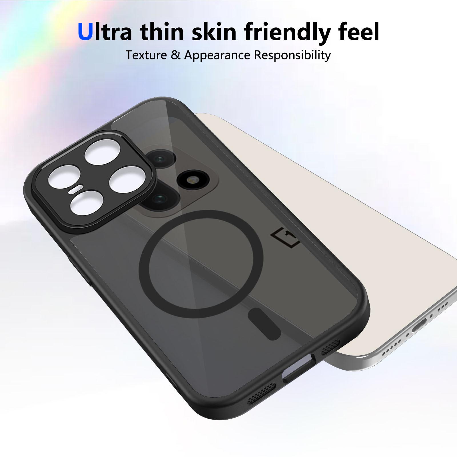 Oneplus 15 Cph2745/cph2747 Case, Magsafe Wireless Charging, Silicone TPU Bumper, Skin Feel Matte Back Hard Shell Cover, Anti-Drop Protection