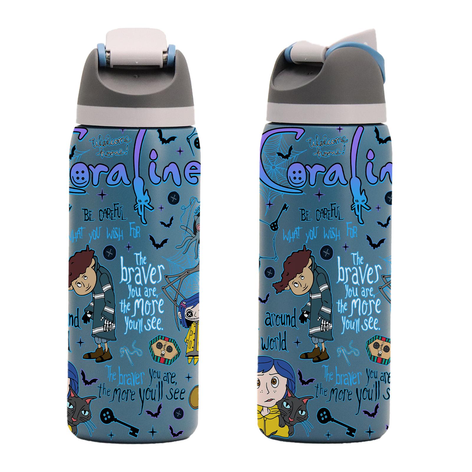 1 Pc 19/32oz insulated mug tumbler, Leakproof Insulated Tumbler, double wall leak-proof vacuum cup for hot cold drinks, thermal mug keeping warm 12 hour/ cold 24 h, graphic style, ideal gift for women men, perfect for travel office home