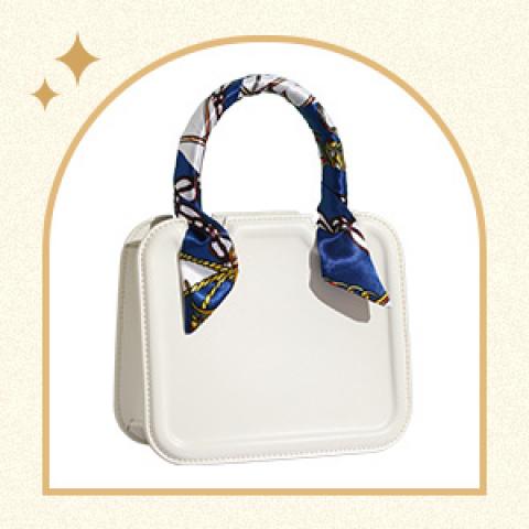 Women's Silky Satin Hair & Handbag Accessories Set - 40 Randomly Selected Items From 60 Styles, Decorative Handle Ribbons, Neckchiefs, Headbands, Material Choice for Gifting, Decorate