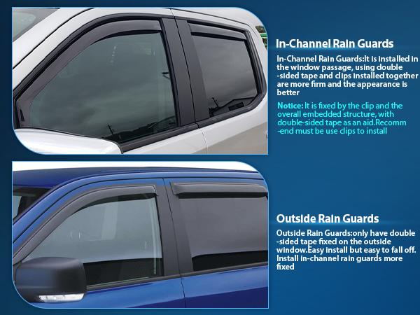 Nilight Vent Window Visors for Altima 2019 2020 2021 2022 2023 2024 2025, in-Channel Rain Guards, Original Window Deflectors-4PCS Car Cover Automotive Vehicle dealsforyoudays