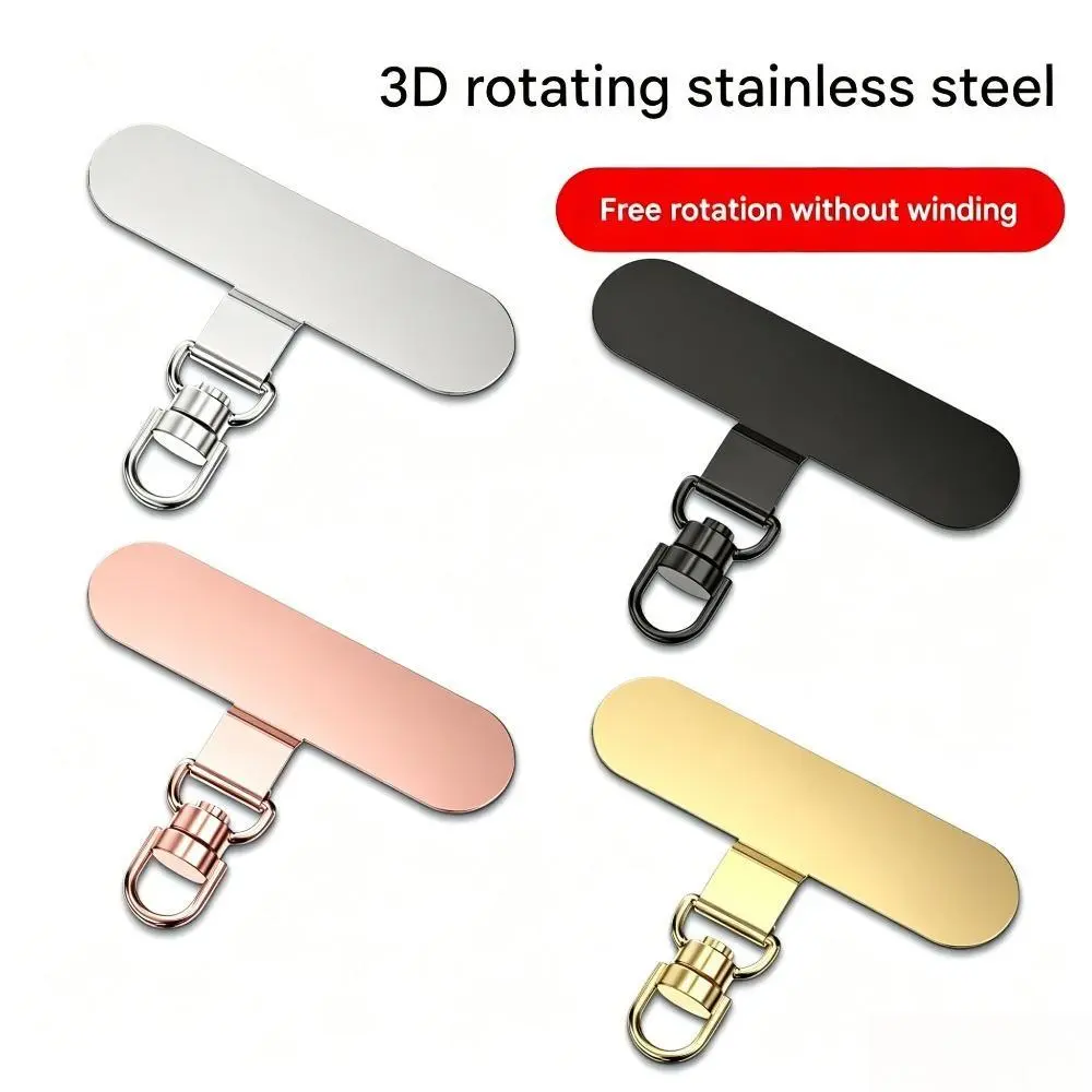 Luxury 4-Piece Phone Sling Set with Durable 360° Rotating Metal Clip - Convertible Crossbody Wristlet Strap for Mobile Smartphone & Cellphone, Accessories, 360° Rotating Spring Clip, Pad, Phone Wristlet, Cell Phone Accessories