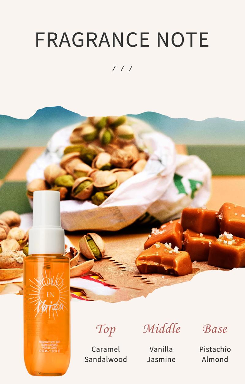 SOLO EN IBIZA Women's 3-Piece Gift Baskets - 1.76 fl. oz Body Butter, 2. oz Bubble Bath, 1.02 fl. oz Body Mist, Long-Lasting Moisture & Fragrance