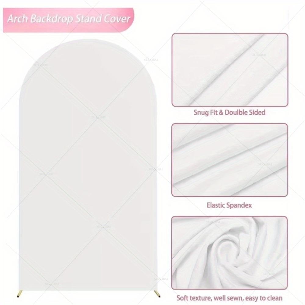 Green Ripple Arch Backdrop Cover 2-Sided Stretch Spandex Fabric for Birthday Party Baby Shower Decorations Background