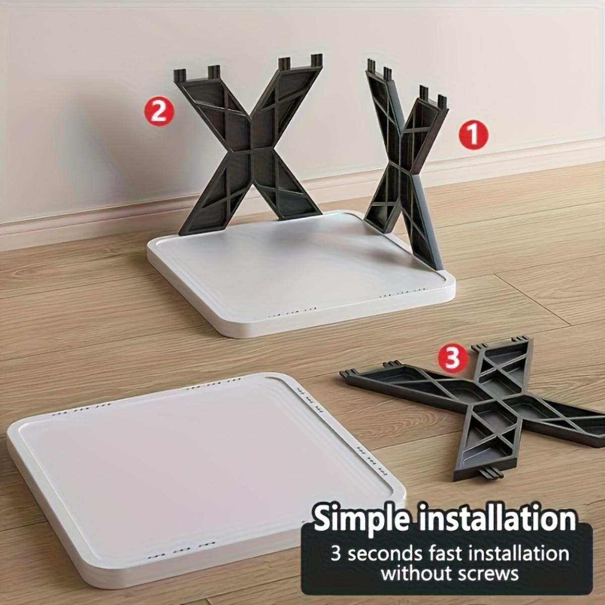 Space-Saving Corner Shoe Rack Storage - Tall, Narrow and Sturdy Plastic Storage Shelf, Suitable for Shoes and Boots, Multi-Purpose Storage, Ideal for Hallways, Closets, Garages and Living Rooms, for Shoe Organization and Arrangement