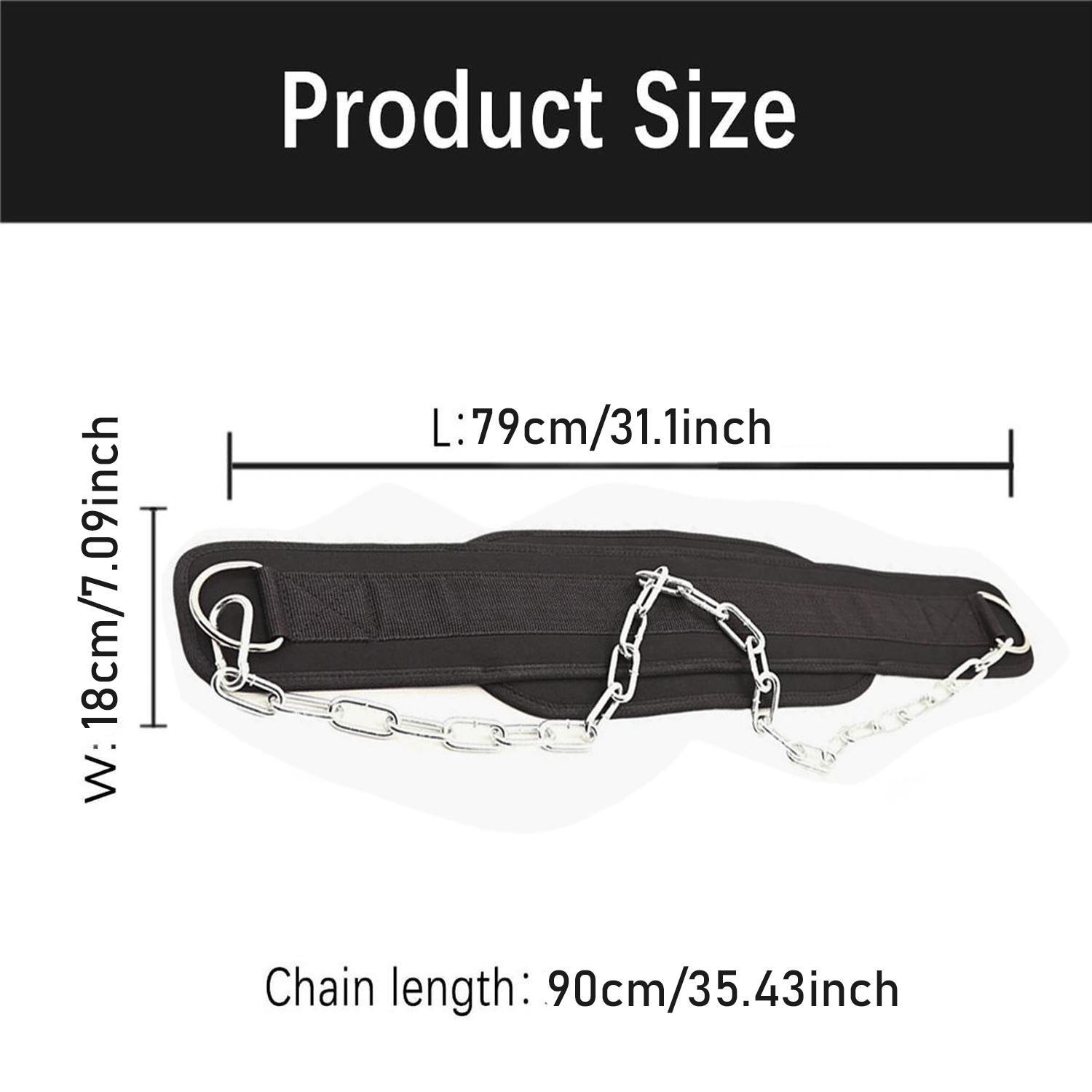 Adjustable Weightlifting Belt for Men and Women, Sturdy Fitness Belt for Squats and Pull-Ups, Durable Exercise Accessory