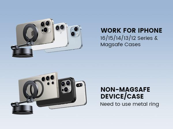 Lamicall 2-in-1 MagSafe Car Mount & Retractable USB-C Fast Car Charger Combo 57W Ultra-Compact Phone Holder Fits iPhone 16/15 Pro Max Galaxy S25/S24 Ultra Pixel Adjustable #TikTokShopBlackFriday #TikTokShopCyberMonday