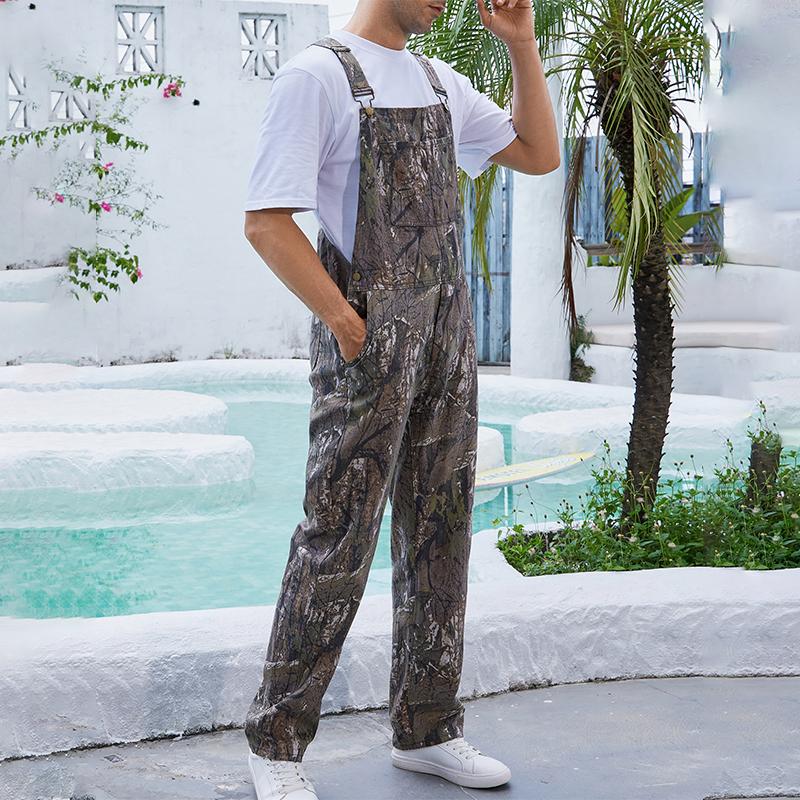 Yuanbang Men's Loose Pattern Adjustable Stretchy Overalls Fashion Camo Pattern Denim Bibs Coveralls Pockets Jumpsuit with Zipper Fall Winter Menswear Camouflage Redneck Party Outfit Yuanbang Men's Loose Pattern Adjustable Stretchy Overalls Fashion Camo Pattern Denim Bibs Coveralls Pockets Jumpsuit with Zipper Fall Winter Menswear Camouflage Redneck Party Outfit