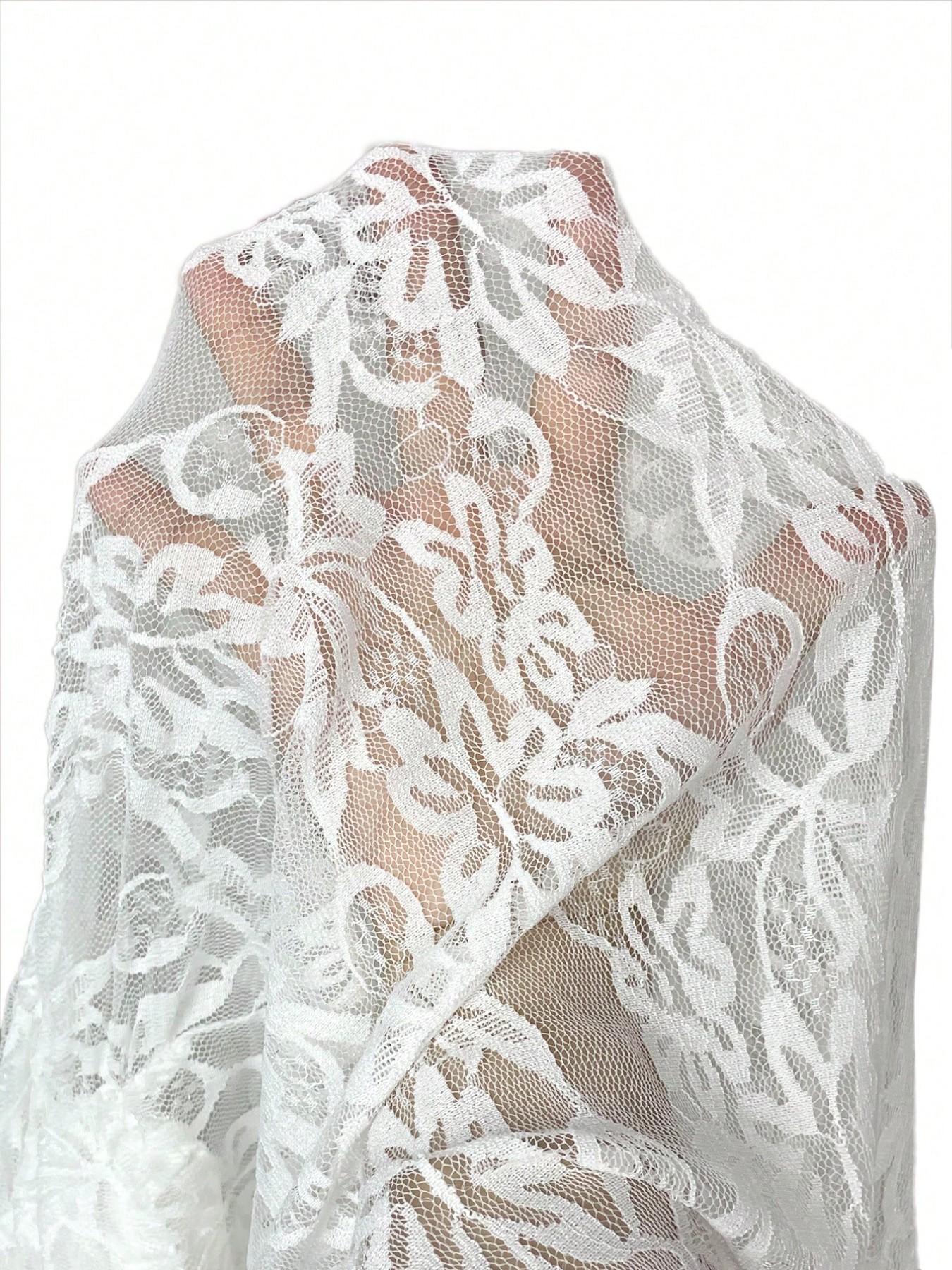Women's Elegant Romantic Lace Maxi Skirt, Sexy Tight Lace Skirt for Beach Holiday, Perfect for Formal Weddings and Festivals, Chic