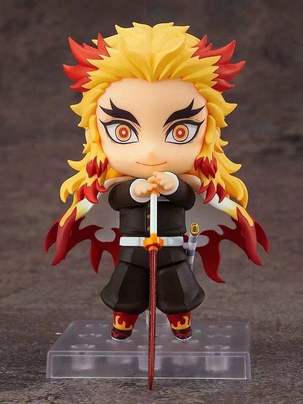 Q Version Clay Figure Demon Slayer Anime Peripheral, Tanjiro Nezuko Inosuke Action Figures Model, Collectible Toy for Fans