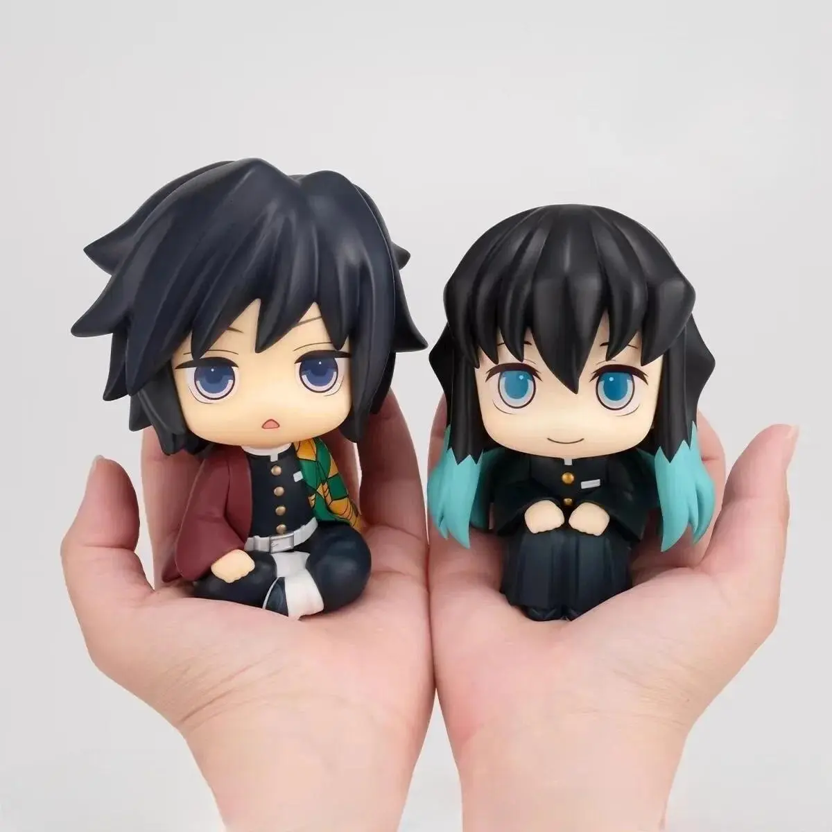 Kawaii Demon Slayer Anime & Manga Action Collectible Model Figures - Iguro Obanai, Tokitou Muichirou - DIY Specialty Toy for Boys (Toys & Hobbies Supplies)