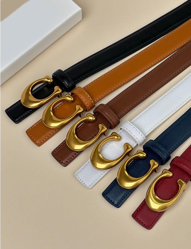 Women's C-Type Buckle Belt, Classic, Adjustable Waistband for Jeans and Formal Pants, Essential Wardrobe Item