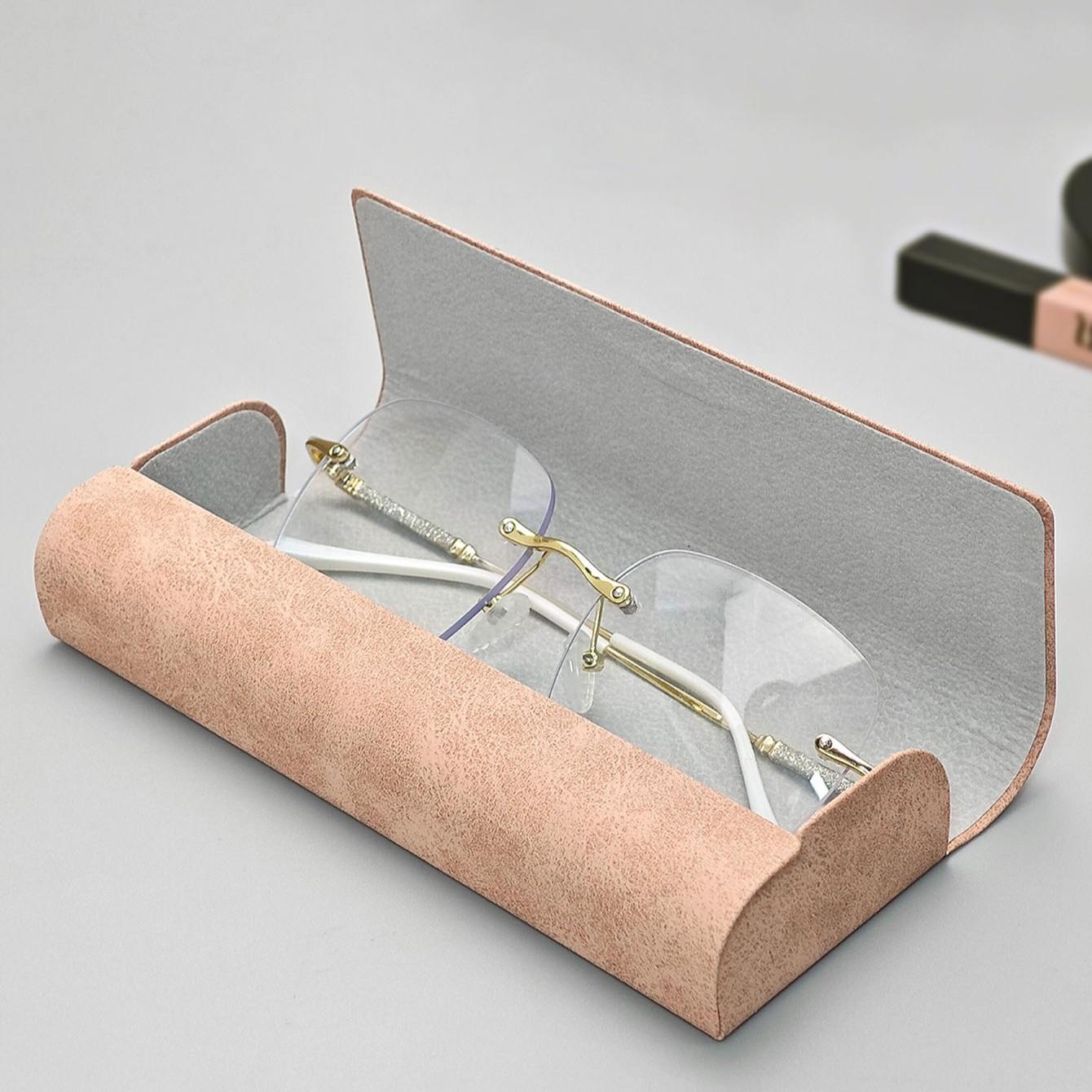 Luxury Magnetic Eyeglass Case, Portable High-End Storage Box, Simple Design, Style, Lightweight, Elegant Eyewear Organizer