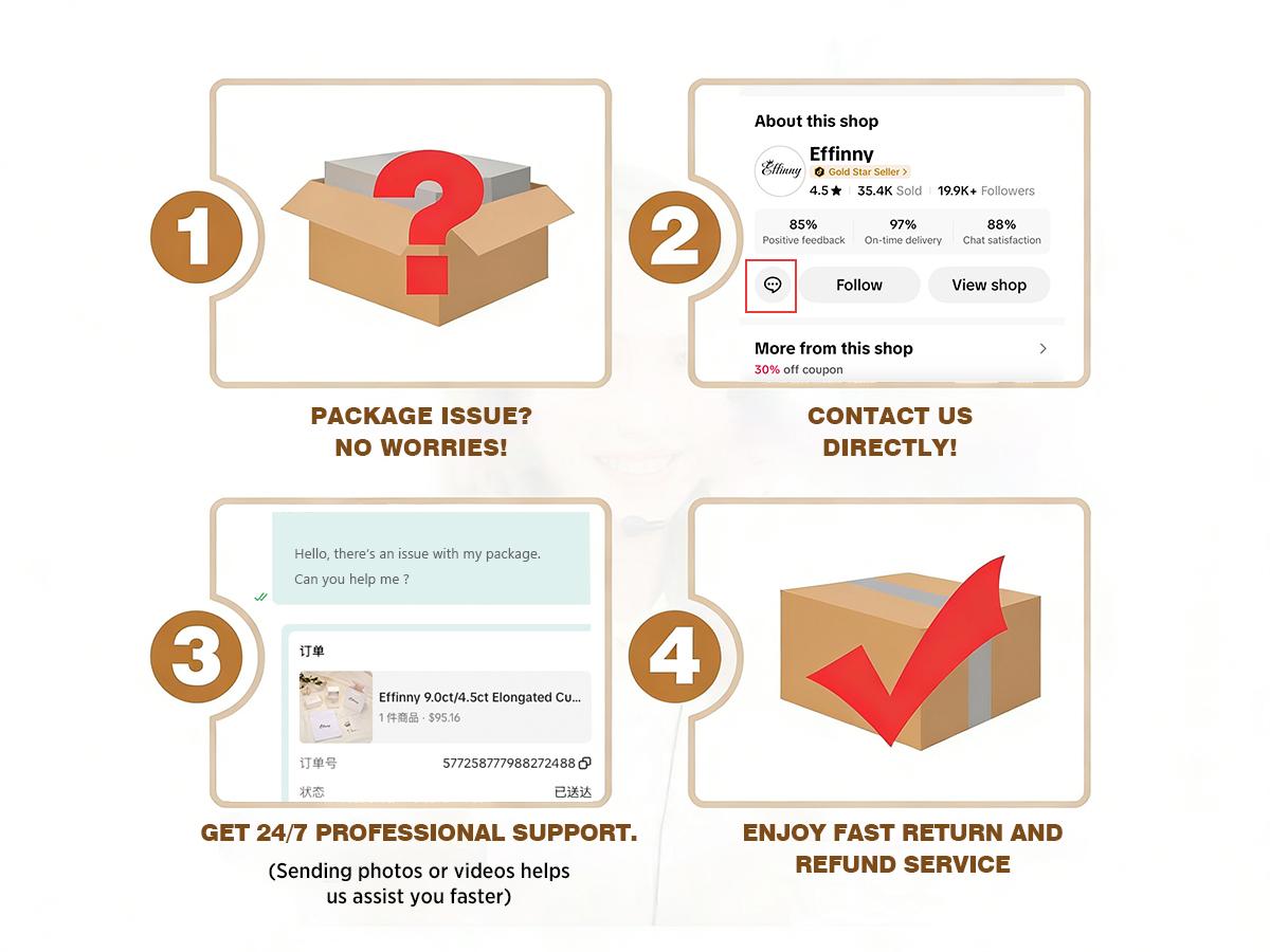 Effinny Non-tarnish Lab Created Moissanite 3.5ct 14K Gold Plated Radiant Cut Wedding Ring Set, Elegance CZ Popular Promise Jewelry for Women