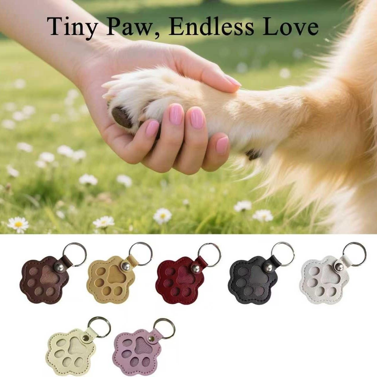 Pet Hair Storage Keychain, Paw Shaped Fur Keepsake, Dog Cat Hair Collector, Commemorative Gift for Pet Enthusiasts, Unique Souvenir