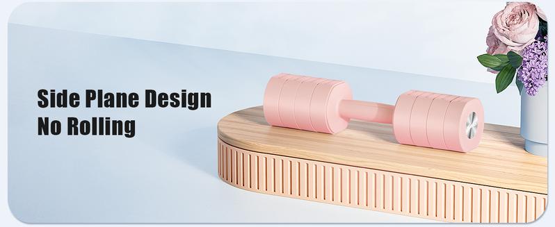 MERACH Adjustable Dumbbell Set, 4 in 1 Free Weights Dumbbells Each 2.2-8.8LBS Hand Weights for Women Soft Rubber Handle for Home Gym Exercise Training