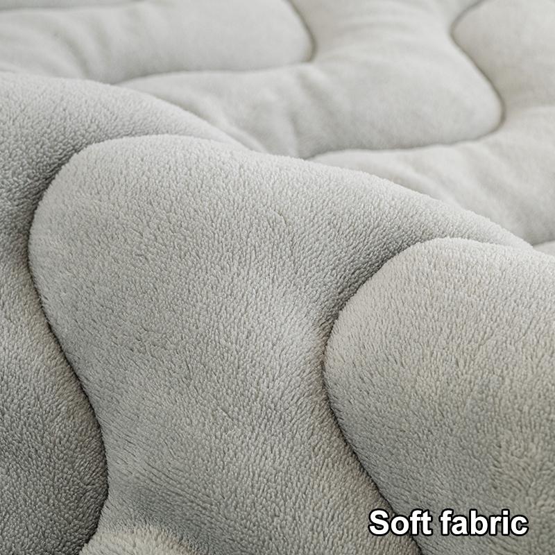 1pc Fluffy Couch Cushion, Pet-Friendly for All Seasons, Full Armrest Cover for Home Protection, Slip-Resistant and Machine Washable, Suitable for Single, Double, Triple, and Other Combination Sofas