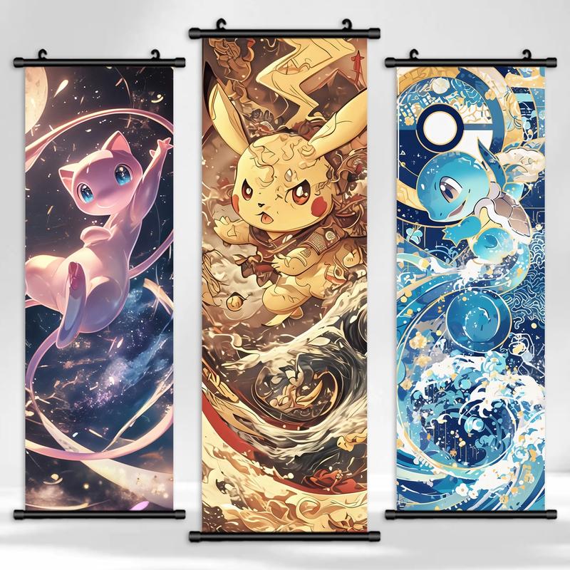 1/3 Counts/set Canvas Hanging Painting, Dream Cute Cartoon Pet, Interesting Poster, Perfect Living Room Decor, Fashion Home Posters, Office, Room, Bedroom Decor, Pattern Wall Art, High Definition, Waterproof, Print, Canvas Prints, Artwork